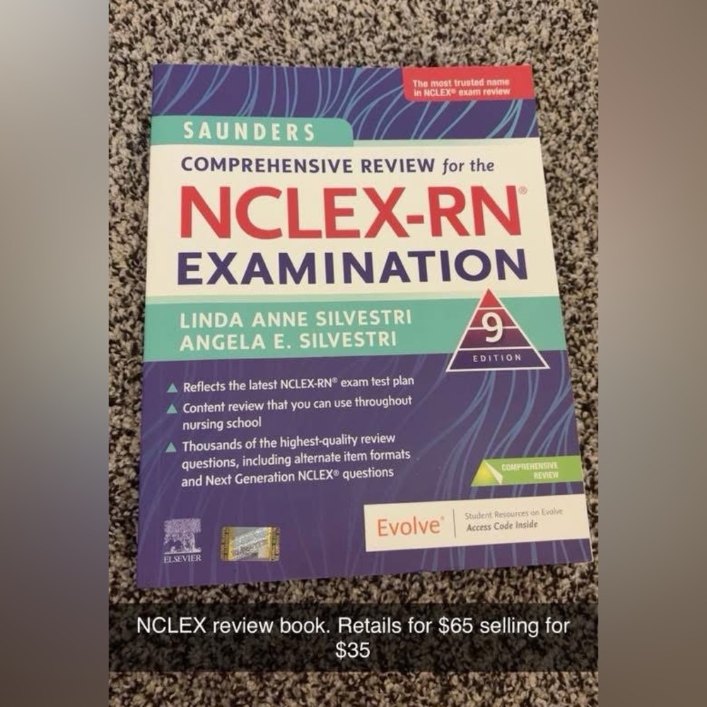 Saunders NCLEX-RN Examination Review Book